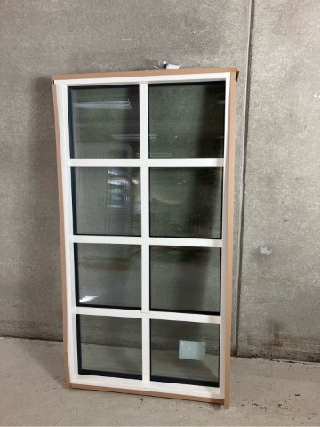 2-farvet fastkarm vindue, JABS, 90x170cm