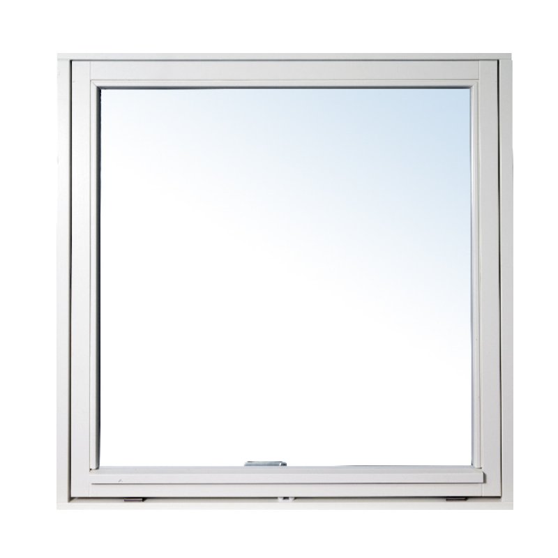 Topstyret vindue fra Arlanga, Fyrretræ med energiglas, 2-lags glas, Hvid 95 X 59 