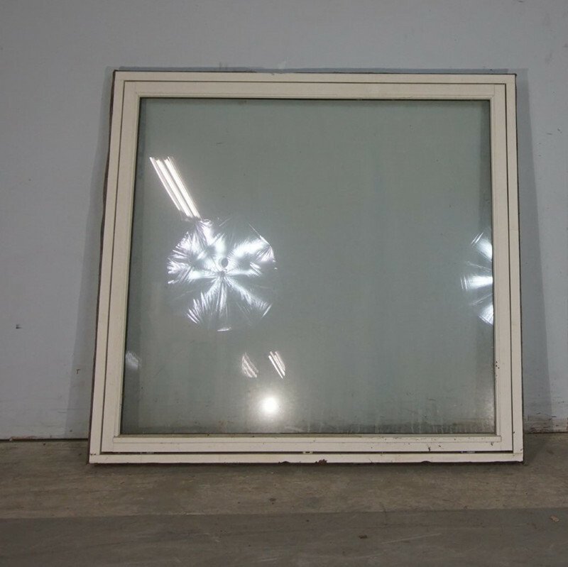 Topstyret vindue, 2-Lags glas, Træ, Hvid 147,5 X 138,5 