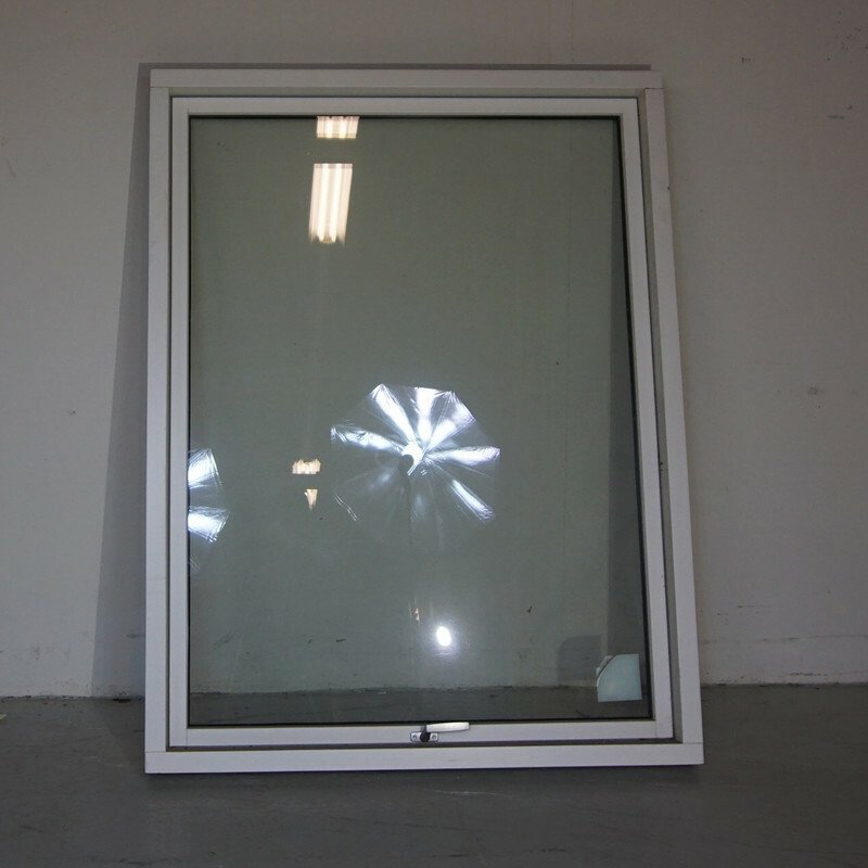Topstyret vindue, 2-Lags glas, Træ,  Hvid 119,5 X 156 