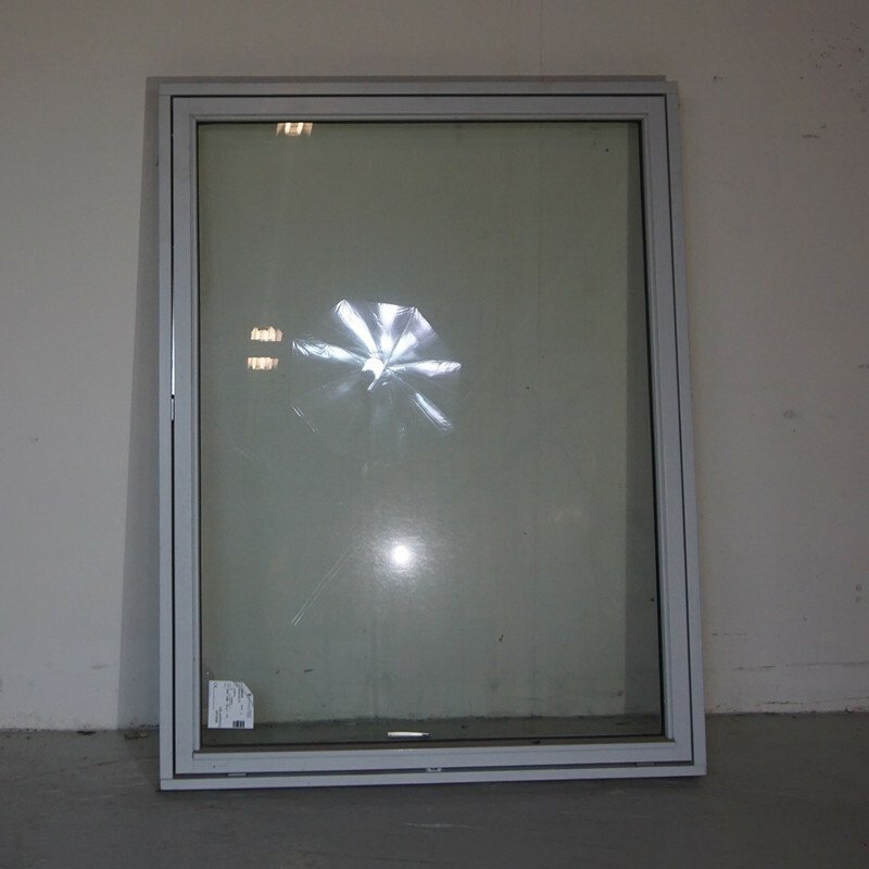 Topstyret vindue, 2-Lags glas, Træ,  Hvid 119,5 X 156 