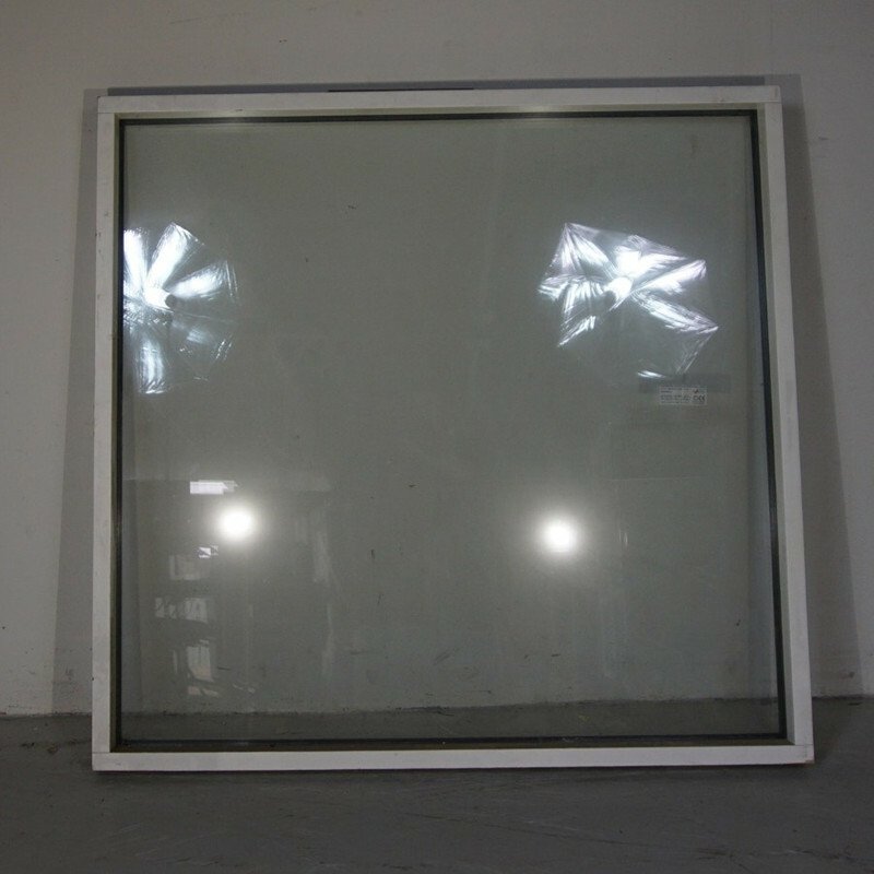 Fast vindue , 3-Lags glas, træ/alu, Hvid 163,5 X 157 