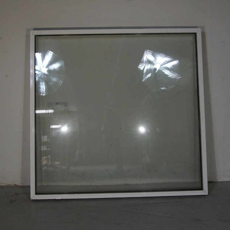 Fast vindue fra SPAR/JNA, 3-Lags glas, PVC, Hvid