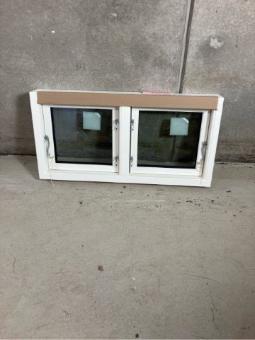 2 fags sidehængt vindue, JABS, 100x50cm