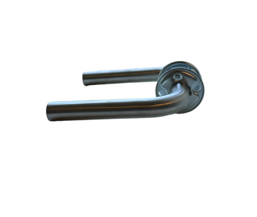 Dørgreb L-form model 100, rustfri stål, 19 mm.