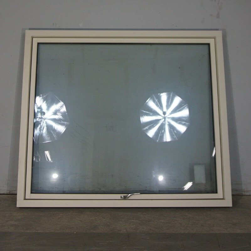 Topstyret vindue fra Idealcombi, 3-Lags glas, Træ/alu, Hvid 160,2 X 136,3 