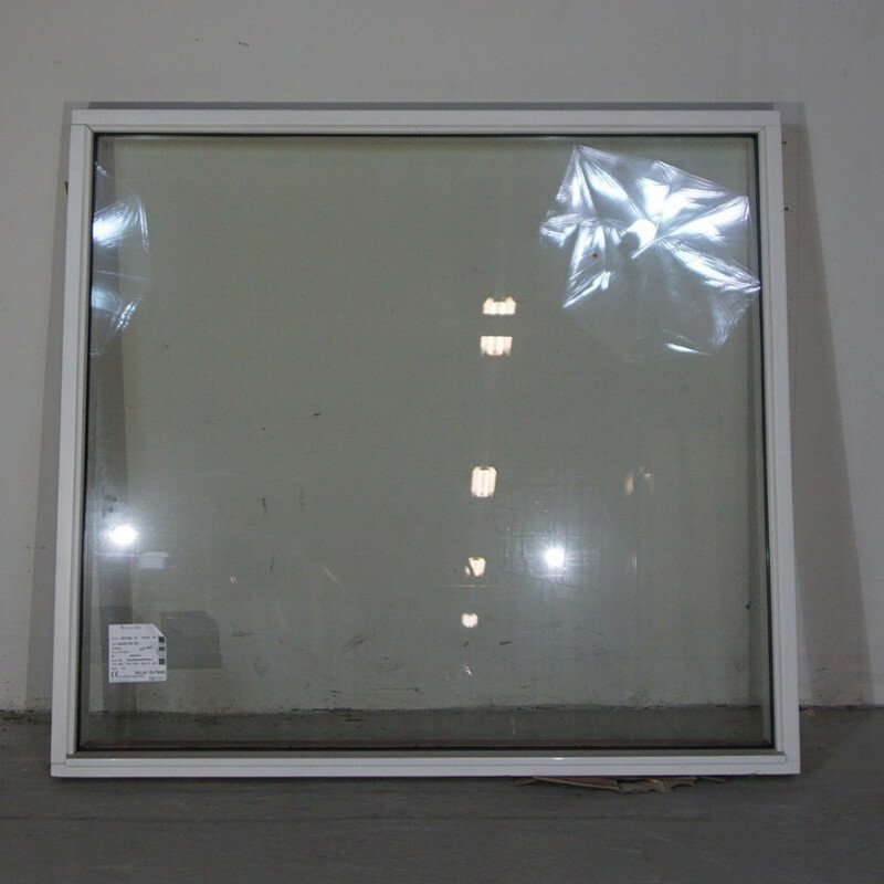 Fast vindue , 2-Lags glas, Træ, Hvid 130 X 118 