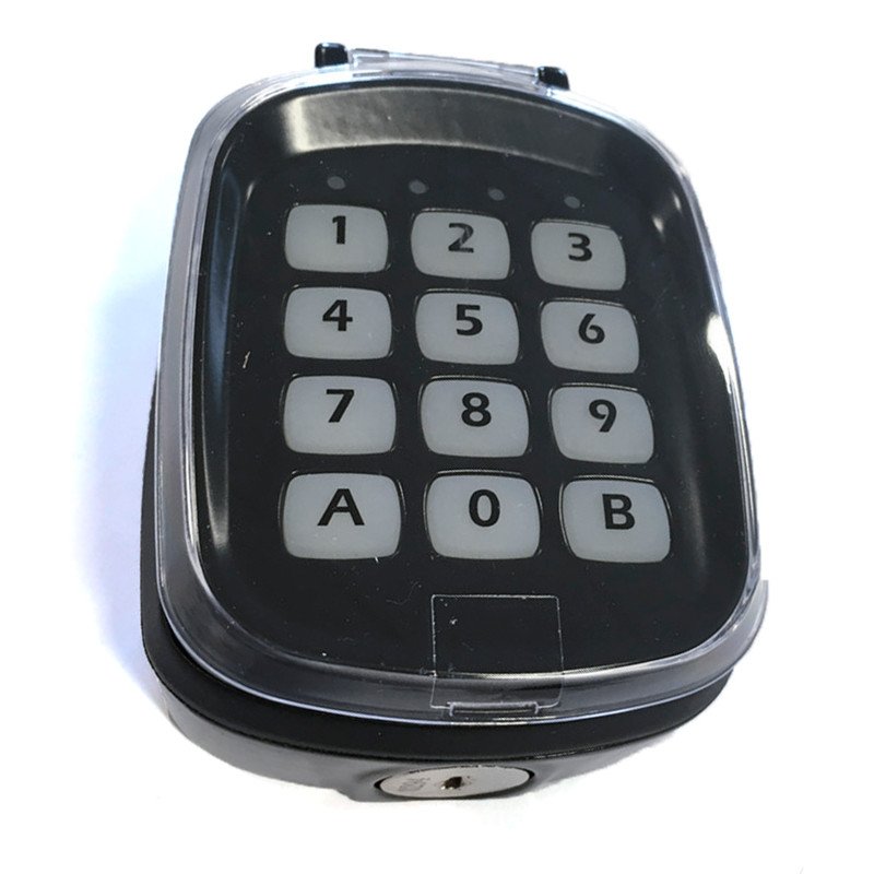 Trådløs kodetastatur til I600 fra ProDoor, Sort