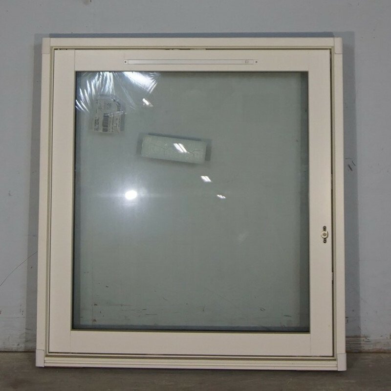Sidehængt vindue fra IdealCombi, 2-Lags glas, Træ/alu, Lys grå 104,8 X 112,5 