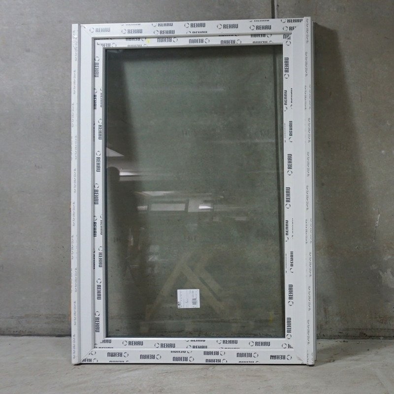 Drejekip vindue fra Rehau, PVC, Hvid 124,5 X 183 