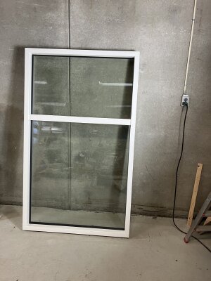 2-delt fastkarm vindue, JABS, 113x188cm