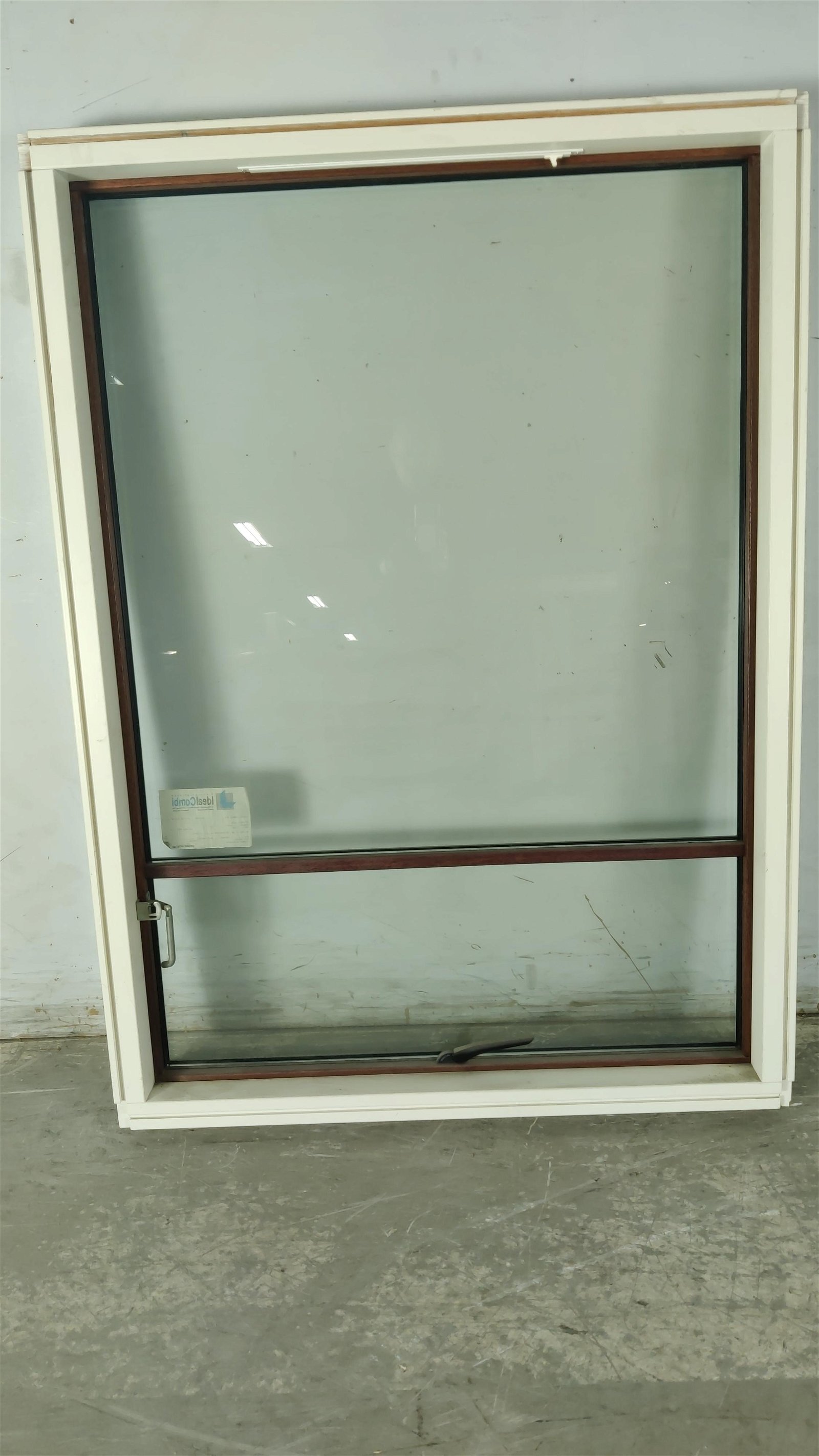 Mariner uddøde kranium Topstyret vindue fra Idealcombi, 2-Lag klar glas, Træ/alu, Hvid | 013728