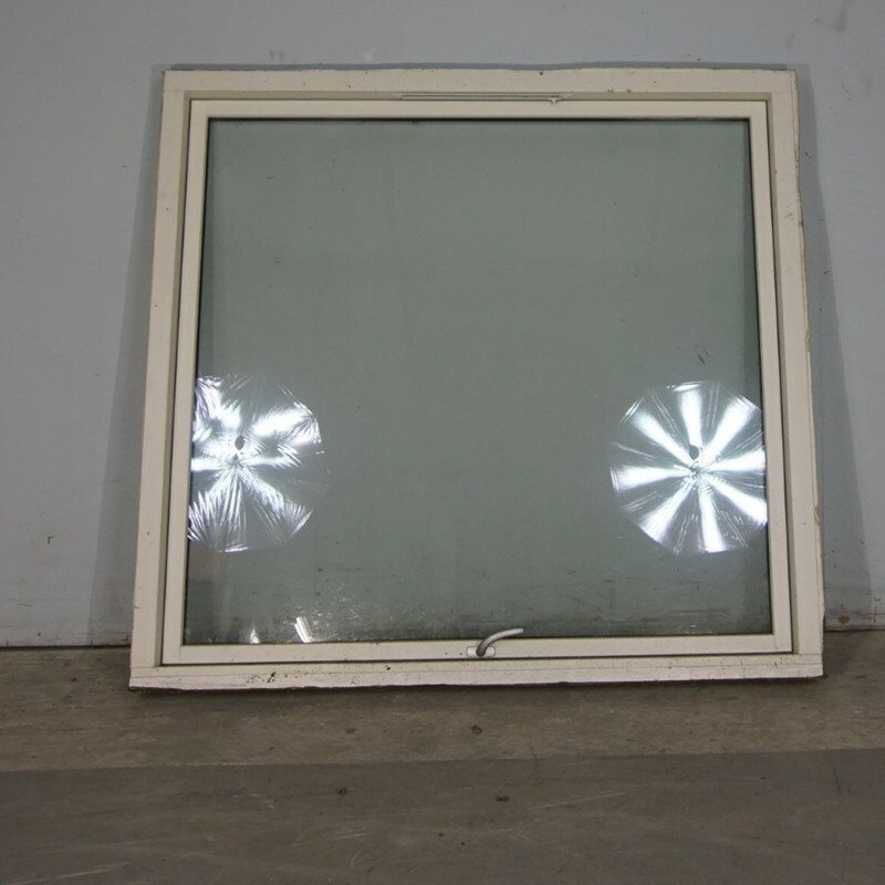 Topstyret vindue, 2-Lags glas, Træ, Hvid 147,5 X 138,5 