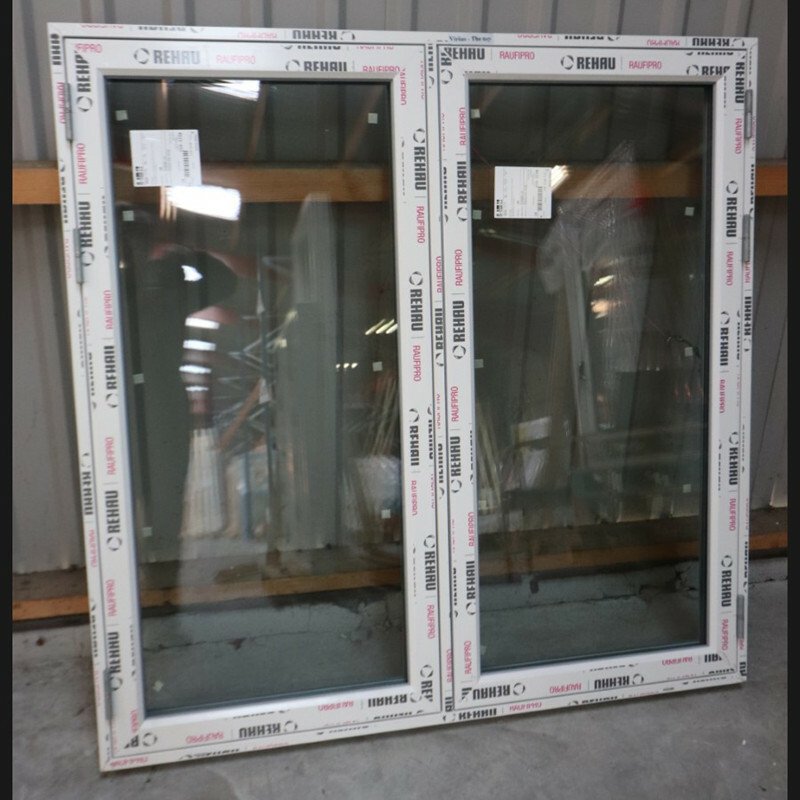 Sidehængt vindue fra SPAR/JNA, 2 Lags glas, PVC, Hvid